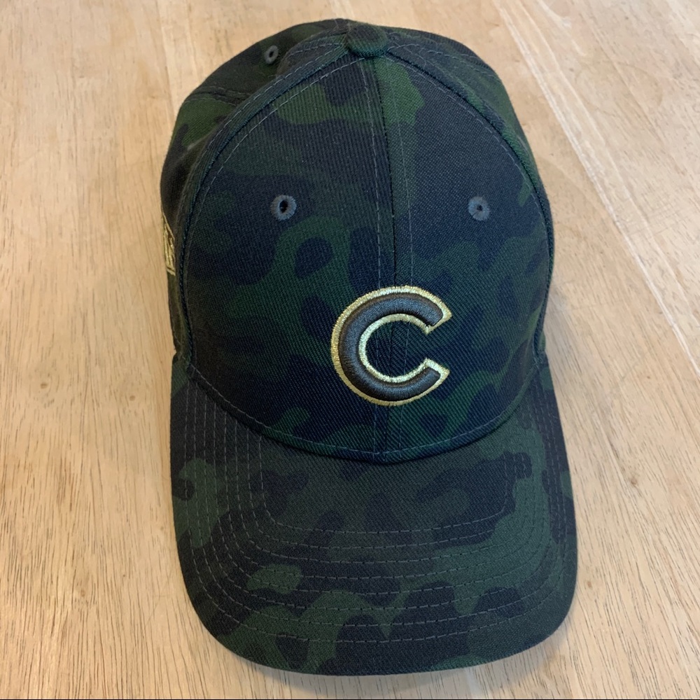 Camo Chicago Cubs Baseball Cap Hat